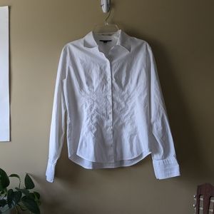 3/$25 Anne Klein White Button Down Shirt